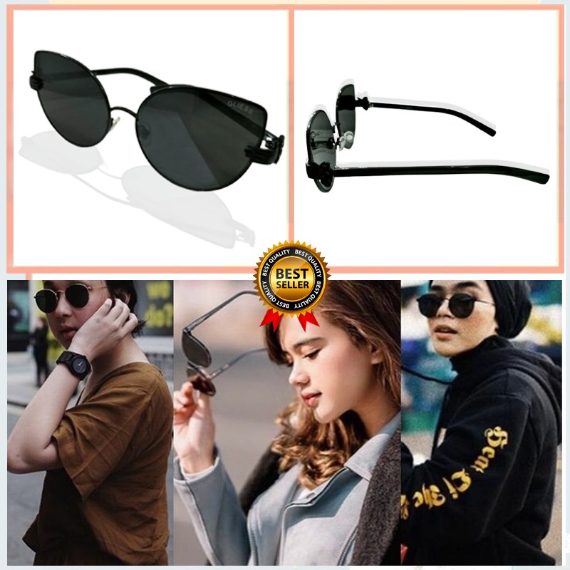 Kacamata Hitam fashion Eye Cat Pria Wanita Sunglasses Unisex  Eye Glasses Man Woman Korean Fashion