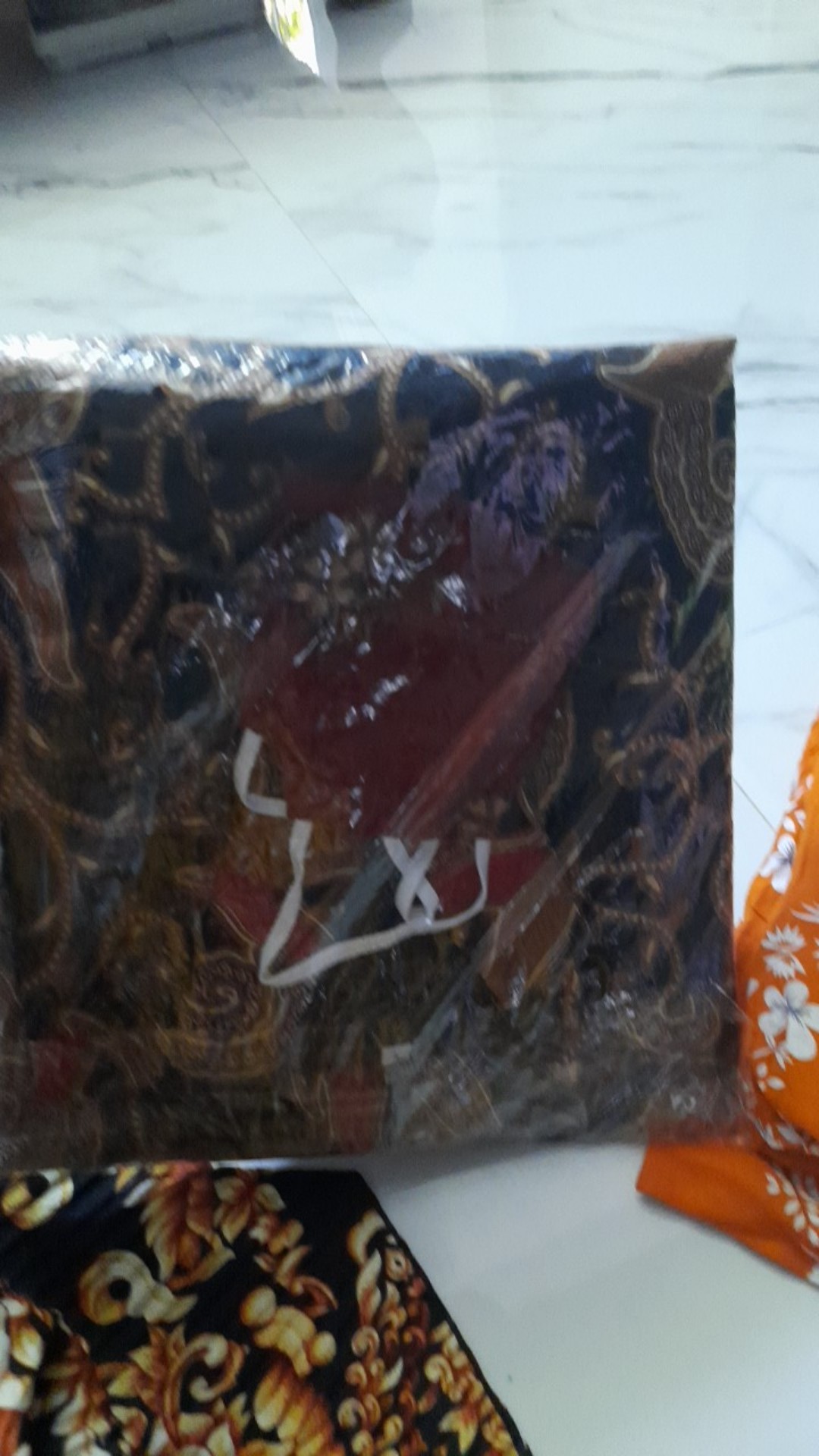 Kemeja Batik Pria Full Furing Lengan Panjang Katun Halus Baturadenan Motif Kembang Lombok