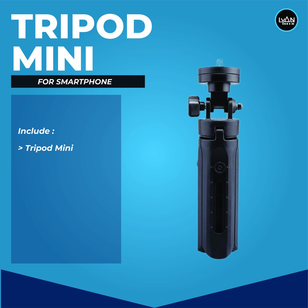 Jual Tripod Mini Smartphone Holder Clamp Vlog Zoom Meeting | Shopee ...