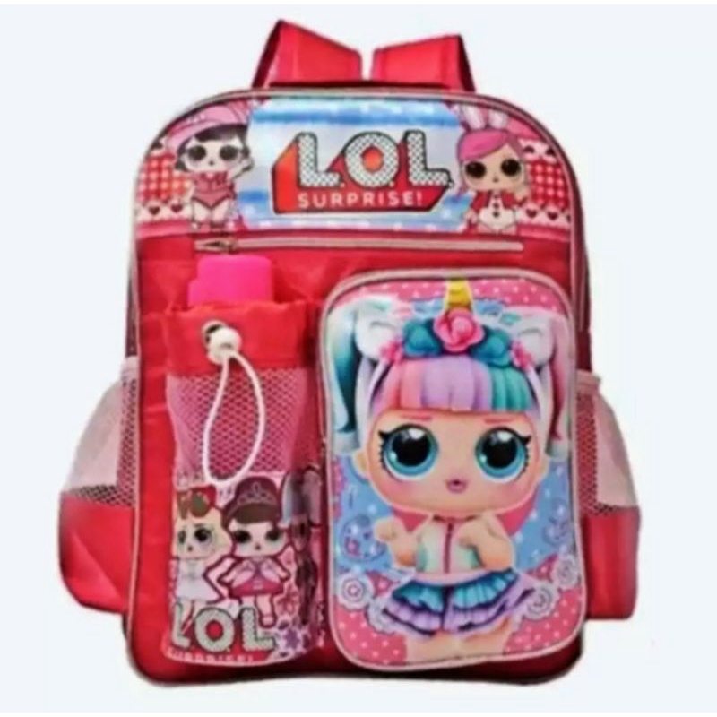 TAS RANSEL ANAK CEWE TK/SD BERHADIAH BOTOL