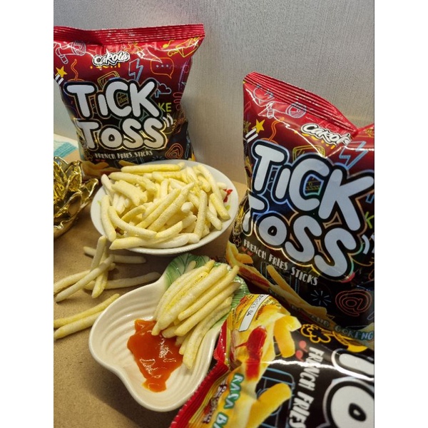 

ticktoss rasa bawang goreng dengan ekstra saos sambal spesial