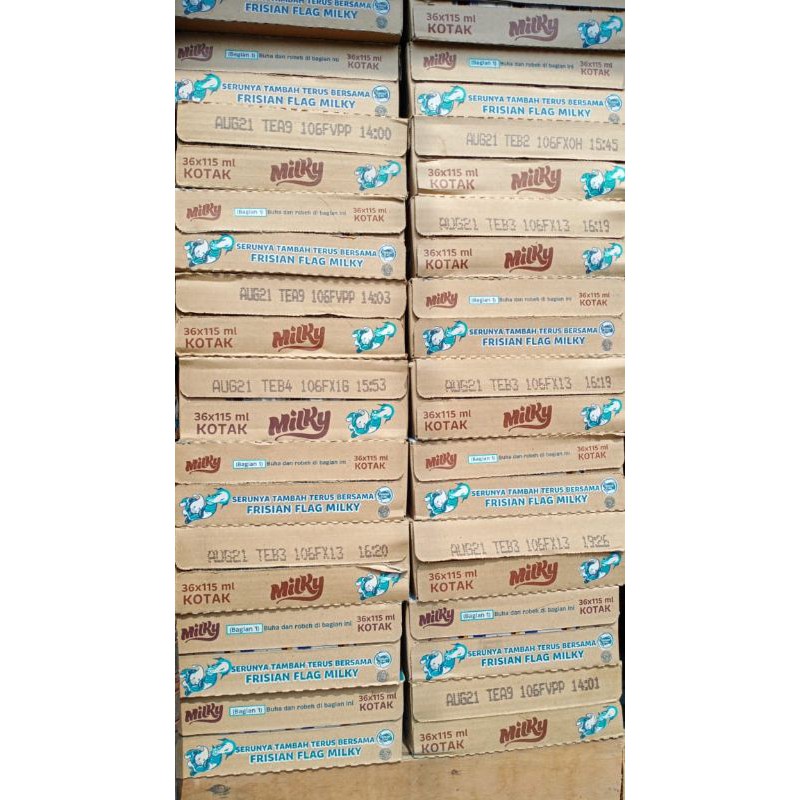 

uht 115 milky frisian flag rasa coklat