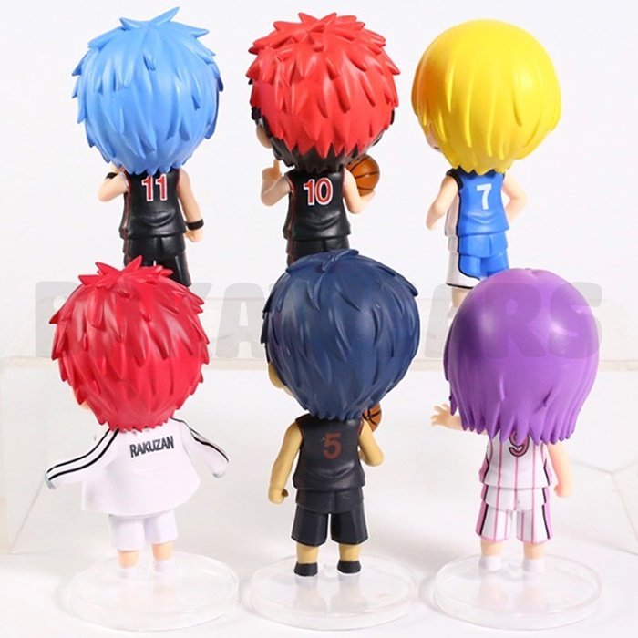 Action Figure Kuroko no Basket: Cute Kawaii Version - Kuroko, Kagami, Aomine, Kise, Murasaki, Akashi (Bakawears)