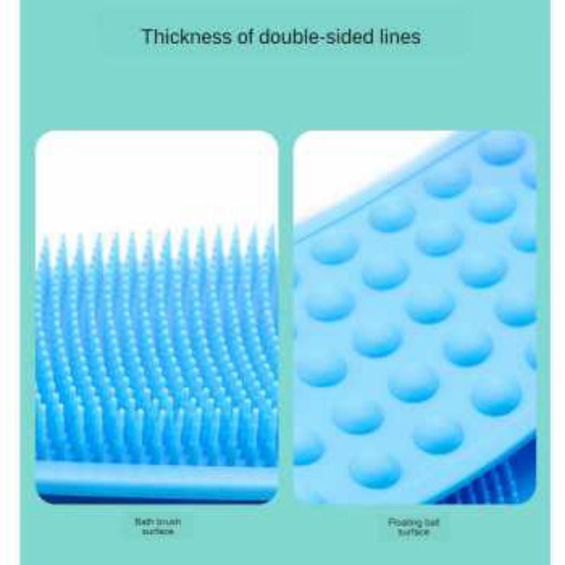 Sikat Punggung Untuk Mandi Penggosok Badan Silicone Scrub Brush