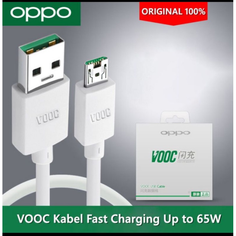 KABEL DATA OPPO VOOC MICRO USB TYPE C KABEL OPPO VOOC