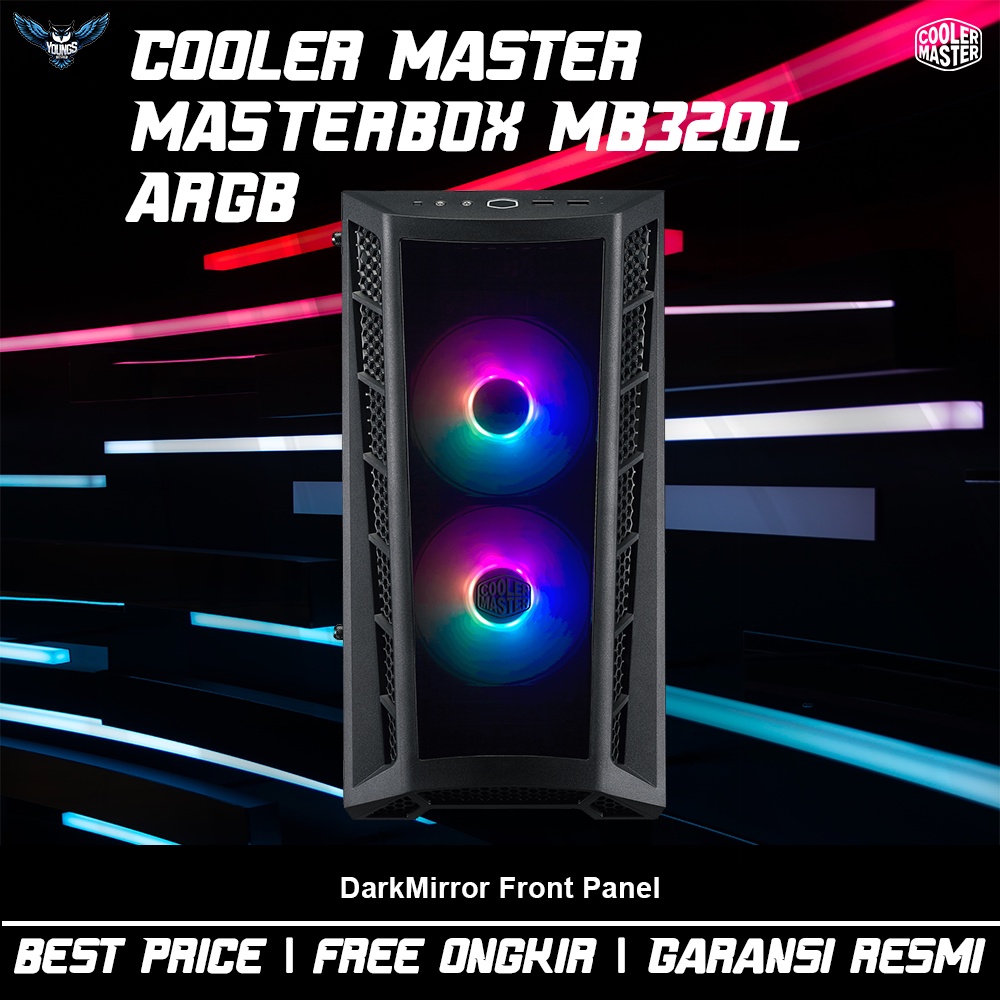 Cooler Master MasterBox MB320L ARGB | Gaming Case PC Casing M-ATX