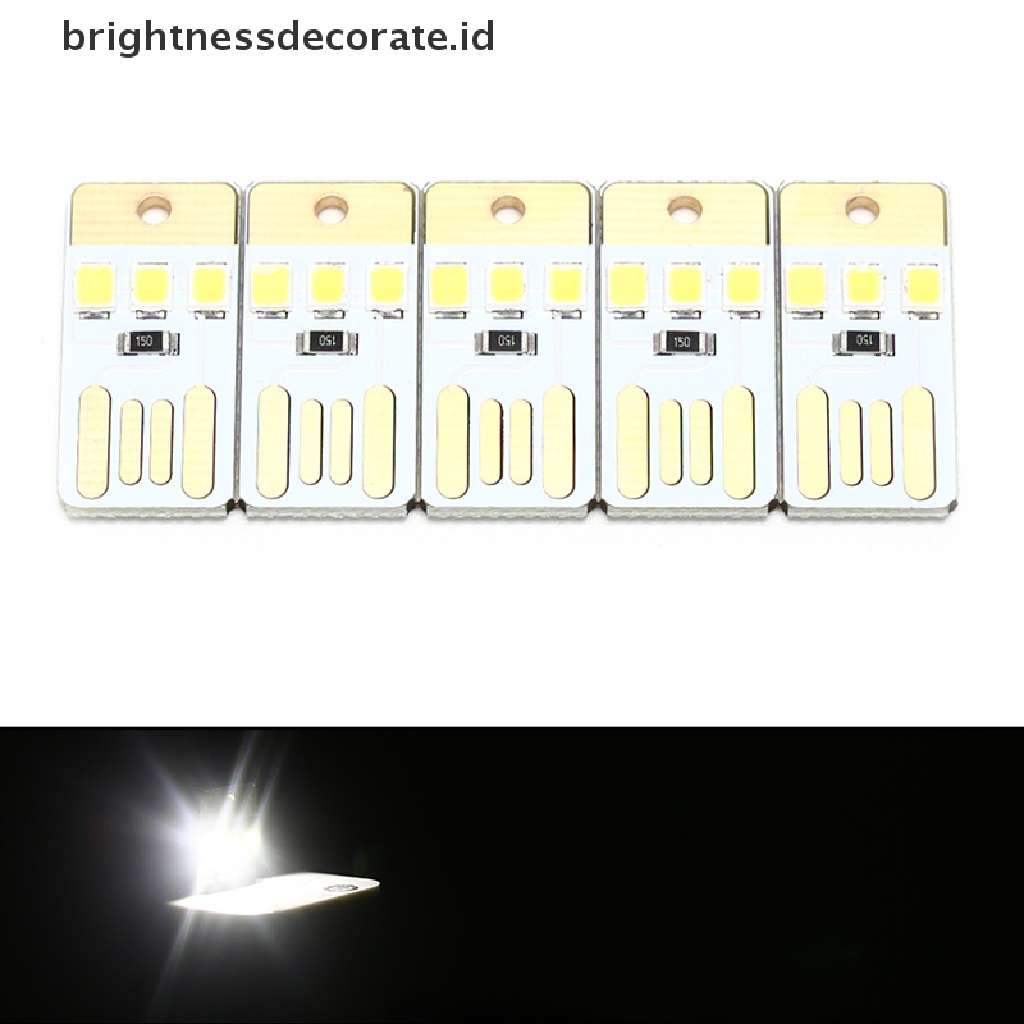 5pcs Lampu Malam Led Mini Usb Power 5v Untuk Komputer