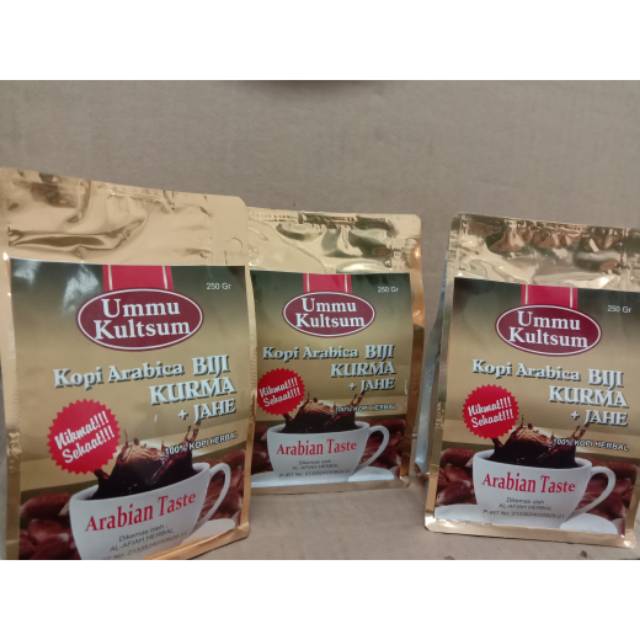 

Kopi Jahe Arabic Ummi Kultsum 250gr