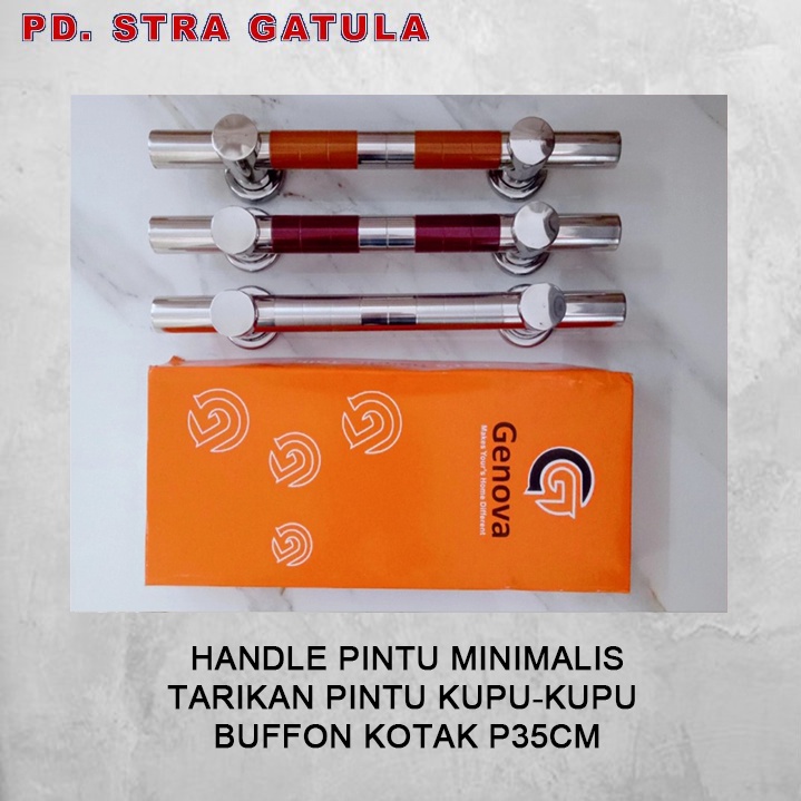 Handle Pintu Minimalis - Tarikan Pintu Kupu-Kupu Buffon Bulat P35cm