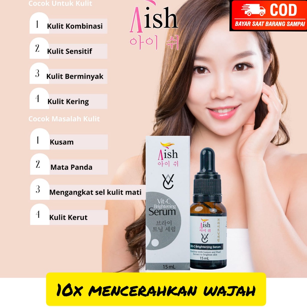 AISH Brightening Serum KOREA (BPOM)