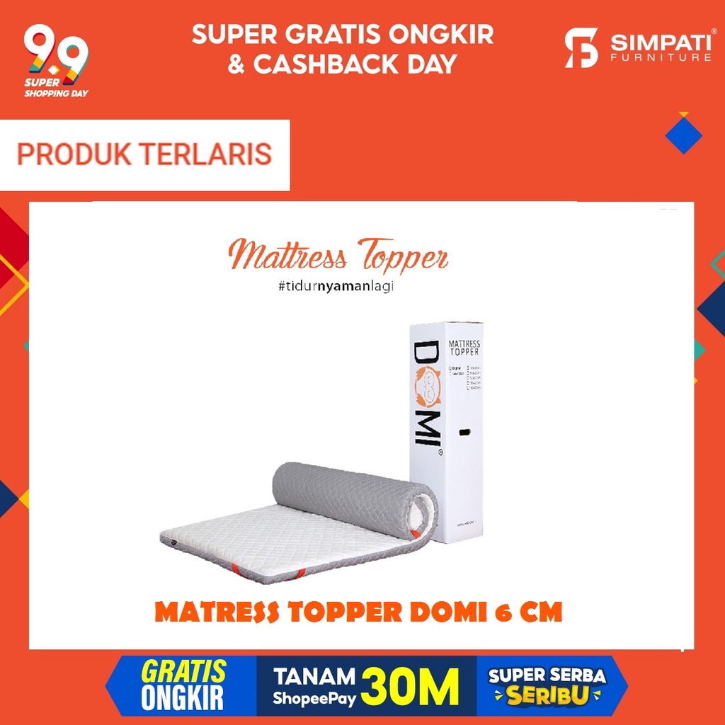 DOMI Mattress Topper Uk 180x200