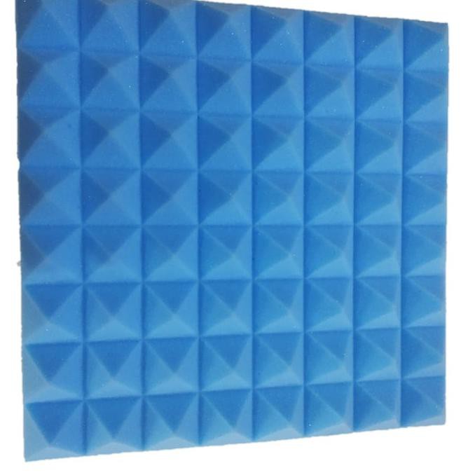 busa peredam suara piramid warna biru