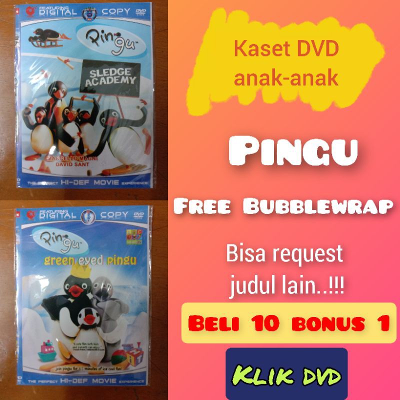 KASET VIDEO FILM UNTUK ANAK BALITA : Pingu