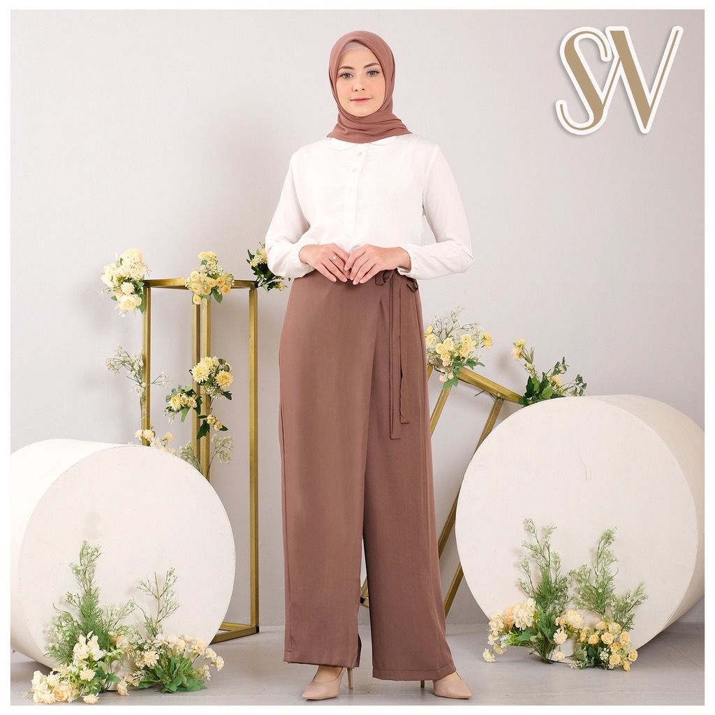 1KG MUAT 5PCS | LIVA KULOT LAYER AIRFLOW CRINKLE HITS OOTD SELEBGRAM FASHION GROSIR MURAH WANITA