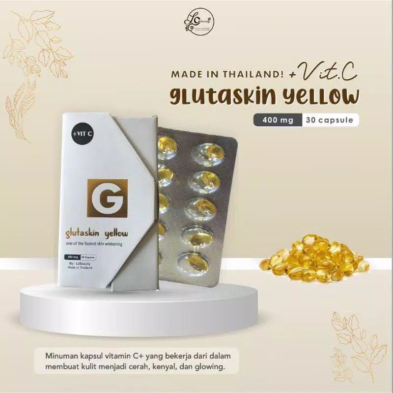 GLUTASKIN YELLOW-GLUTASKIN PEMUTIH BADAN BPOM