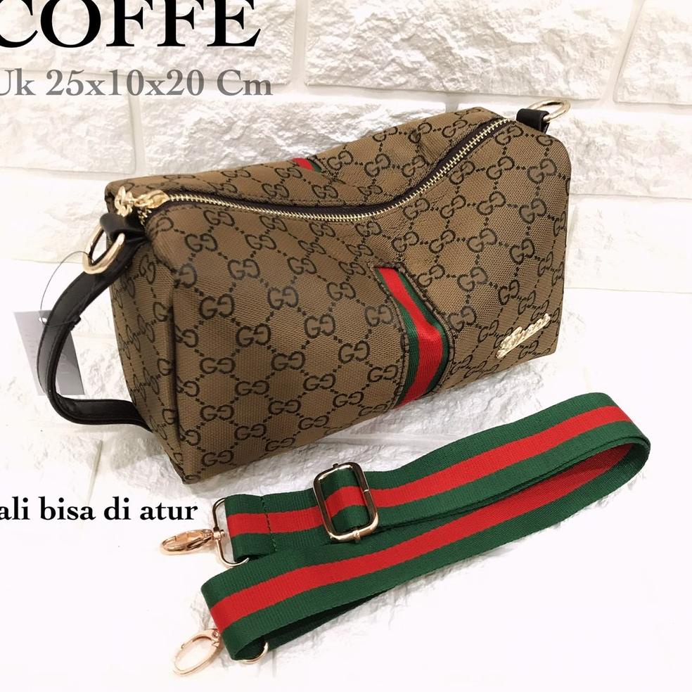 Terbaru✸ Tas GUCI TABUNG Super KANVAS IMPORT Super premium GC Good Quality gucci tabung 54