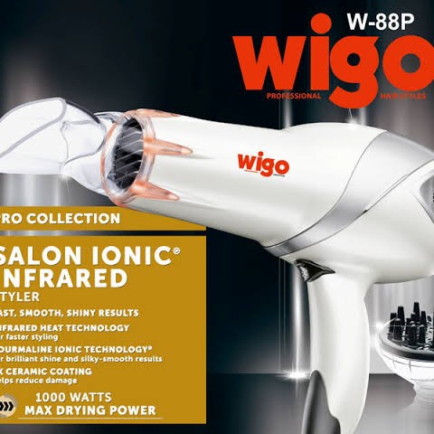 PROMO..!!!! HAIRDRYER ORIGINAL WIGO W-88 DIJAMIN BAGUS AWET DAN ANGIN KENCANG