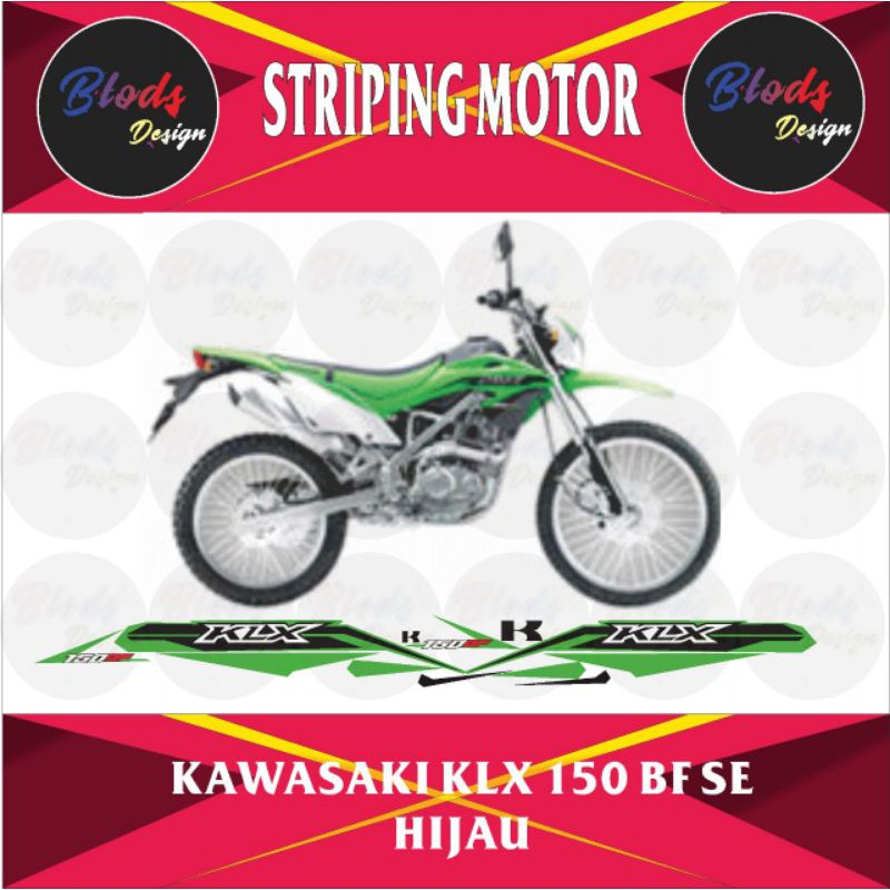 Striping Klx Bf 2016 Hijau