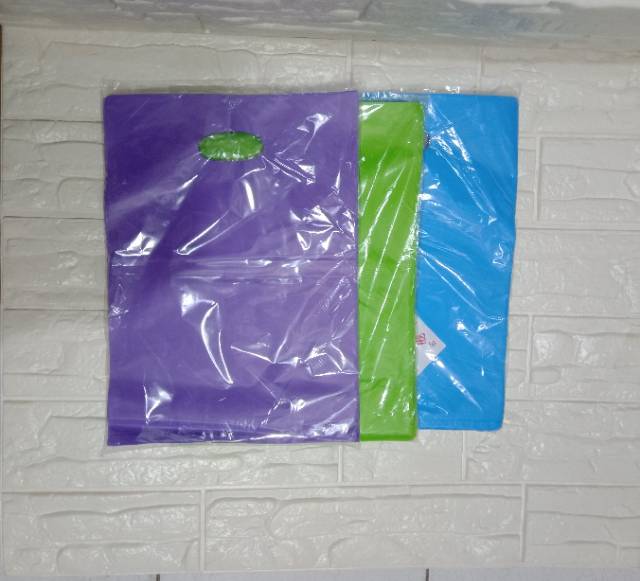 Kantong oval polos wRna warni uk 25x35