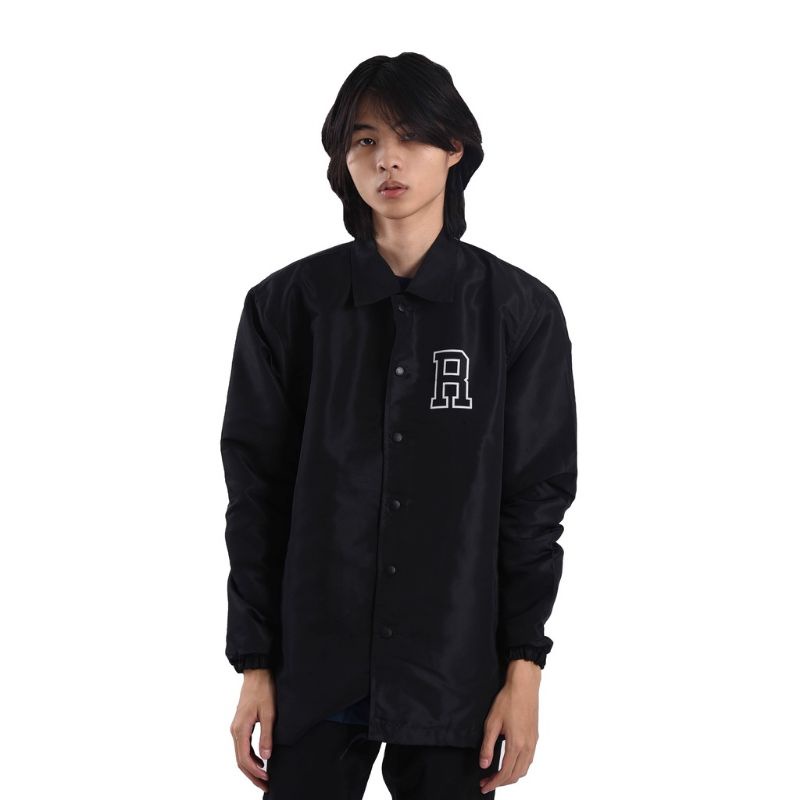 COACH JACKET ROUGHNECK BLACK