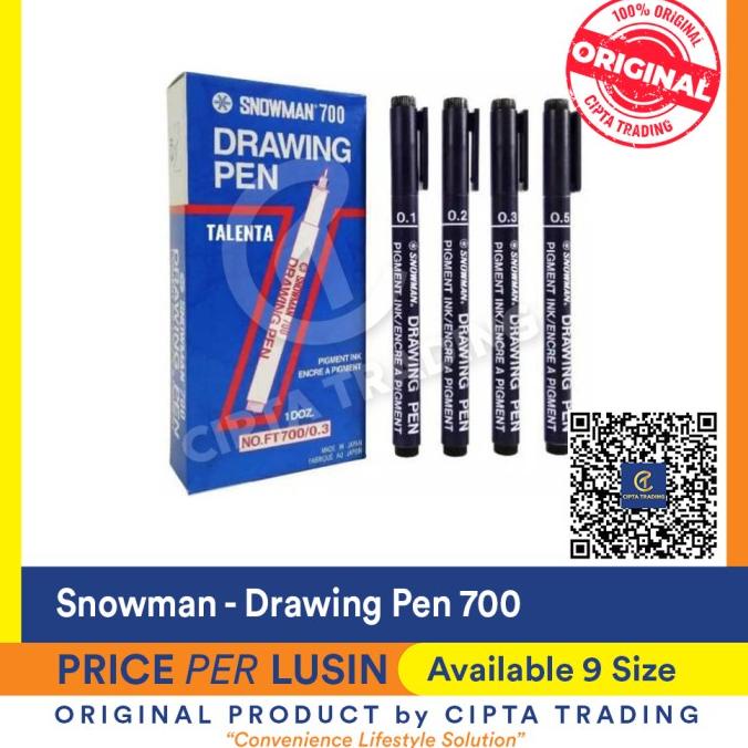 

Drawing Pen - Snowman - snowman 700 drawing pen (Per Dozen)