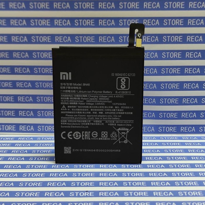 Battery Baterai Batre Xiaomi Redmi Note 6 Pro - Note6 Pro BN48 ORI