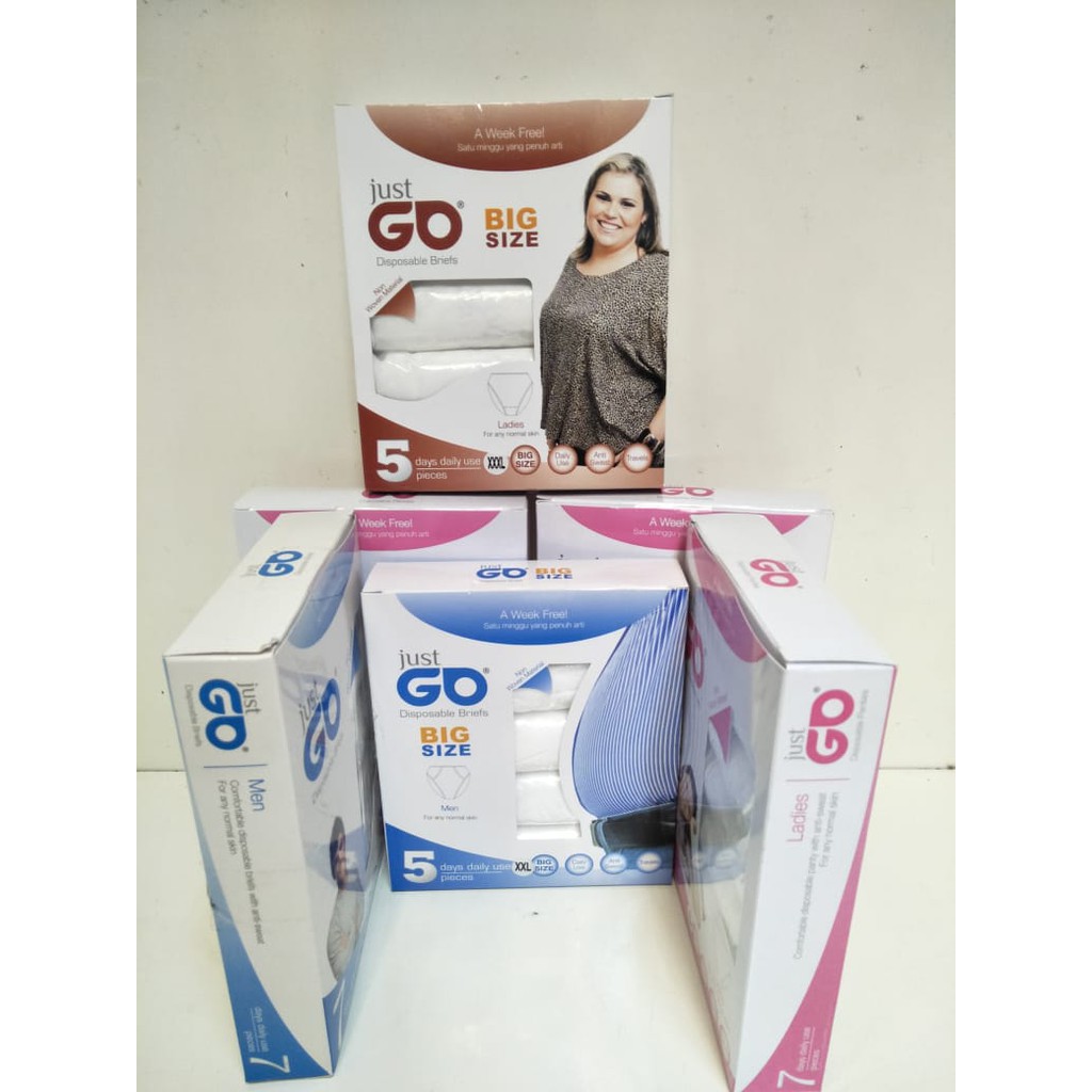 Celana Dalam Kertas Just Go Disposable