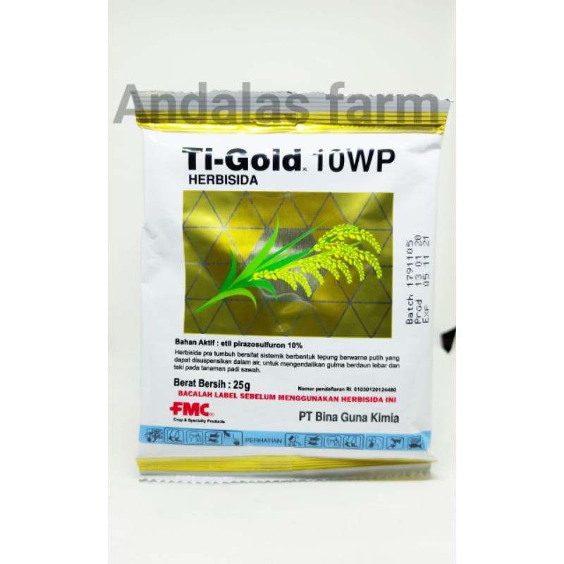 Ti gold herbisida 10WP @25gr