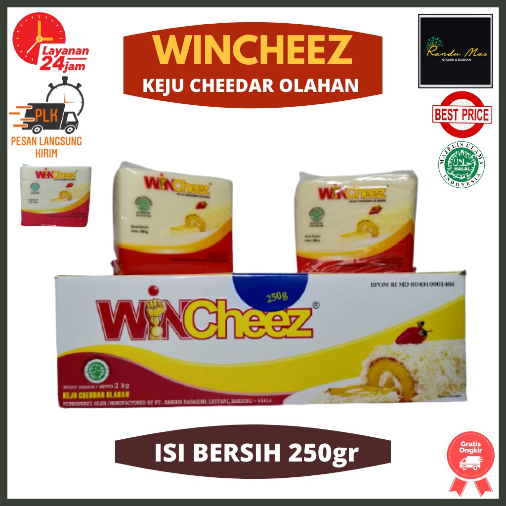 

Keju Wincheez | Keju Wincheez 250Gr Cheddar Cheese Block Keju Winchiz|Keju Cheddar Olahan|Keju Parut