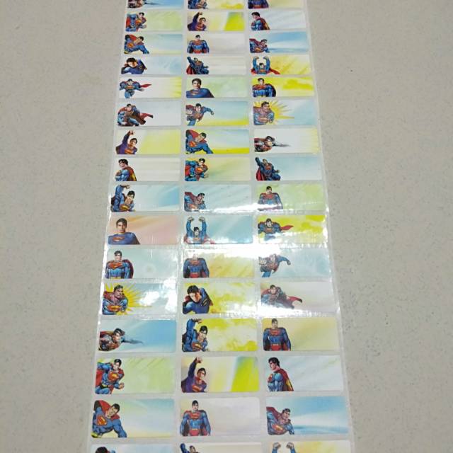 

Label Nama Superman Ukuran M