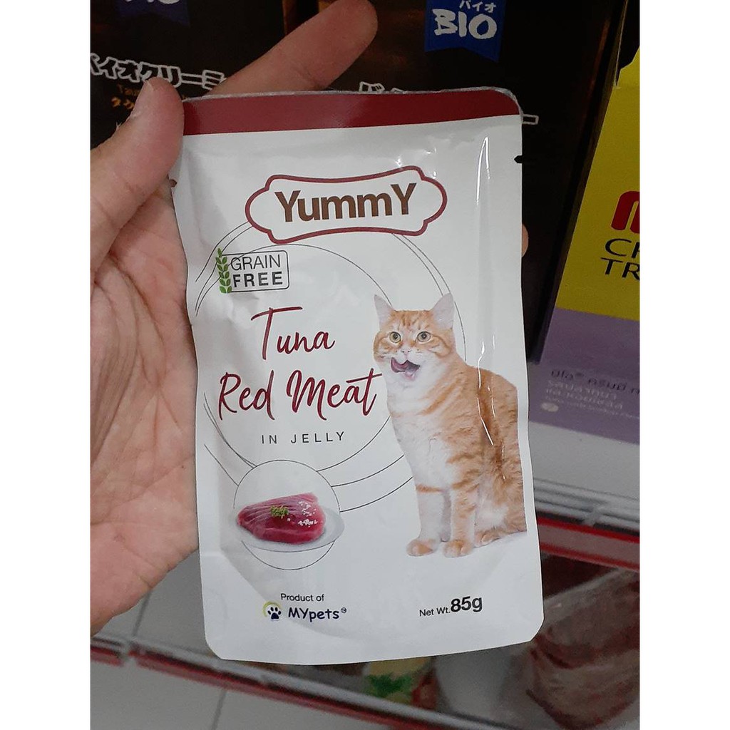 Makanan Basah Kucing Kucing Yummy Pouch 85 gram kitten adult