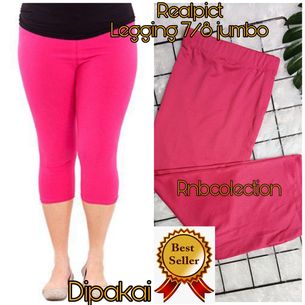 Celana Legging 3/4 Jumbo Lejing