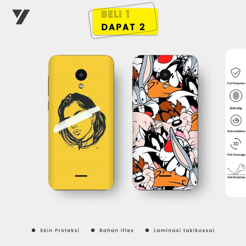 Garskin Meizu C9 [Dapat 2 Garskin] - Motif 2