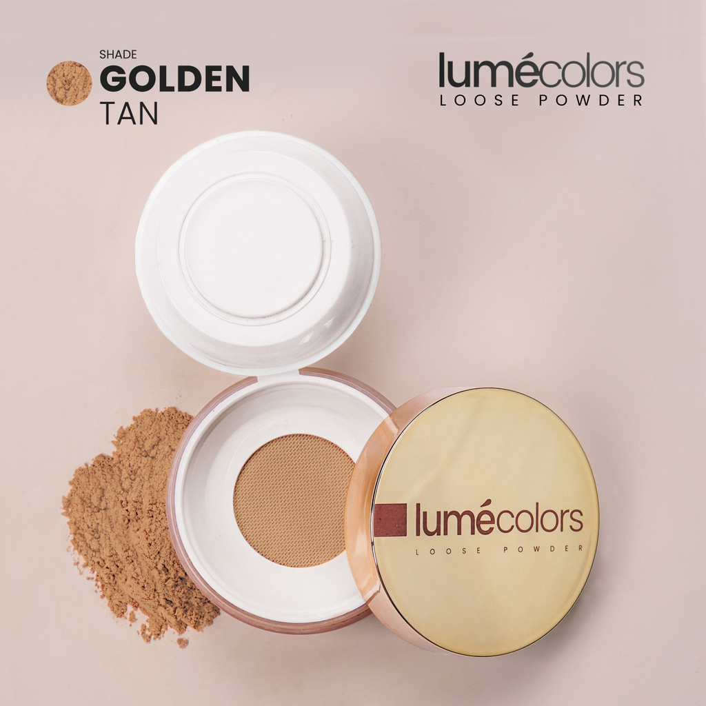 Lumecolors Loose Powder Pore Blurring Effect - Shade Golden Tan