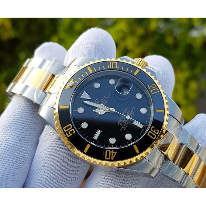 ROLEX SUBMARINER BLACK  COMBI