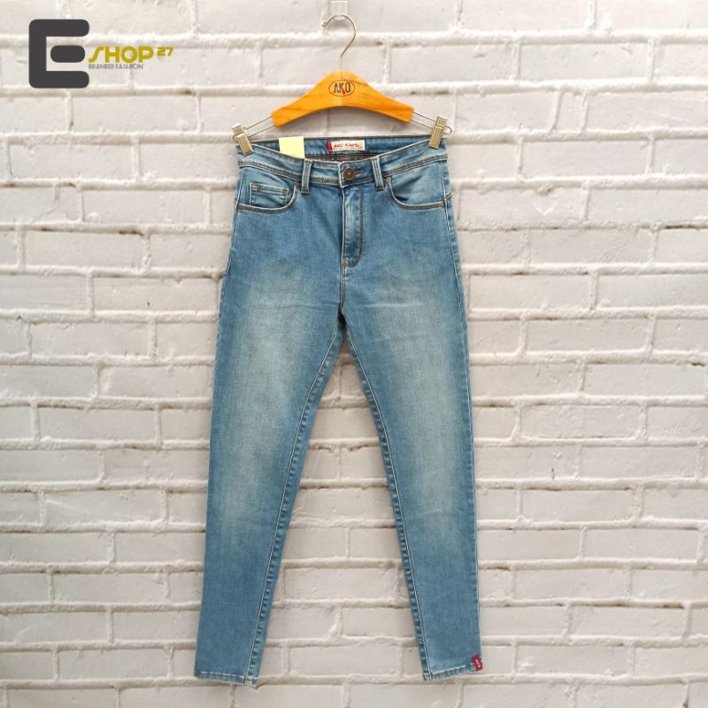 celana jeans wanita skinny fit high waist brand AKO JEANS - 16-3001