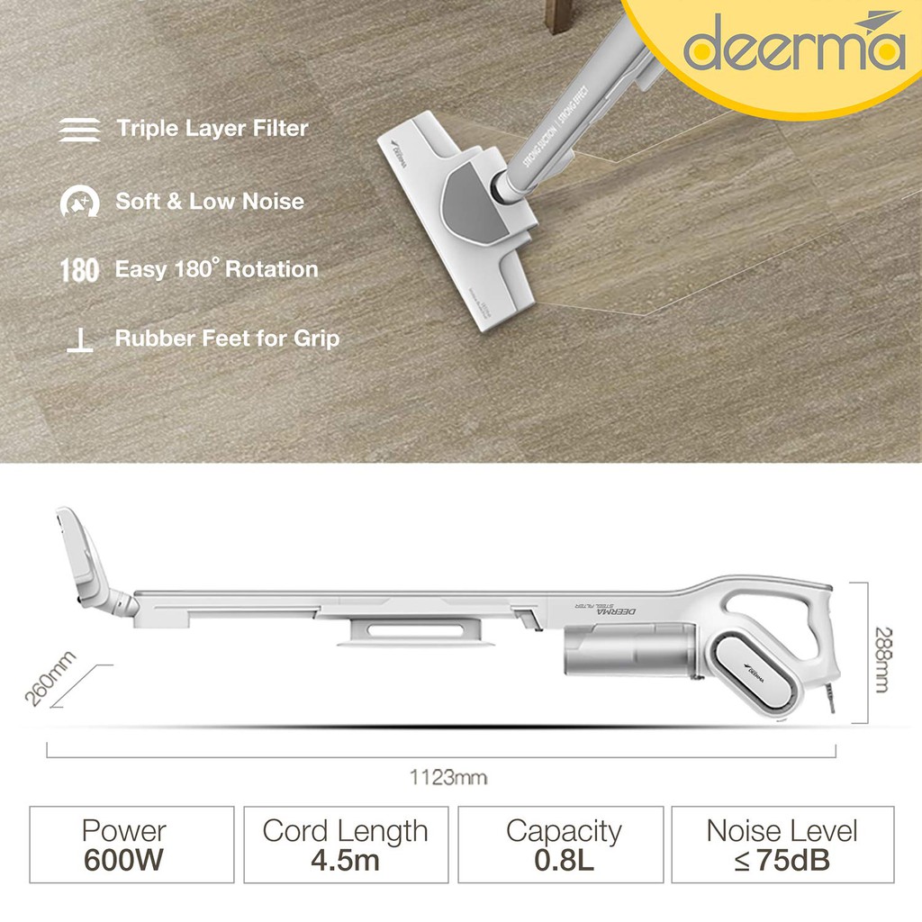 Deerma DX700 / DX700S Vacuum Cleaner - Penyedot Debu