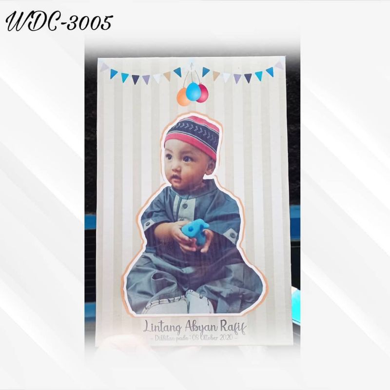 Kado baby born, walldecor gift, frame art