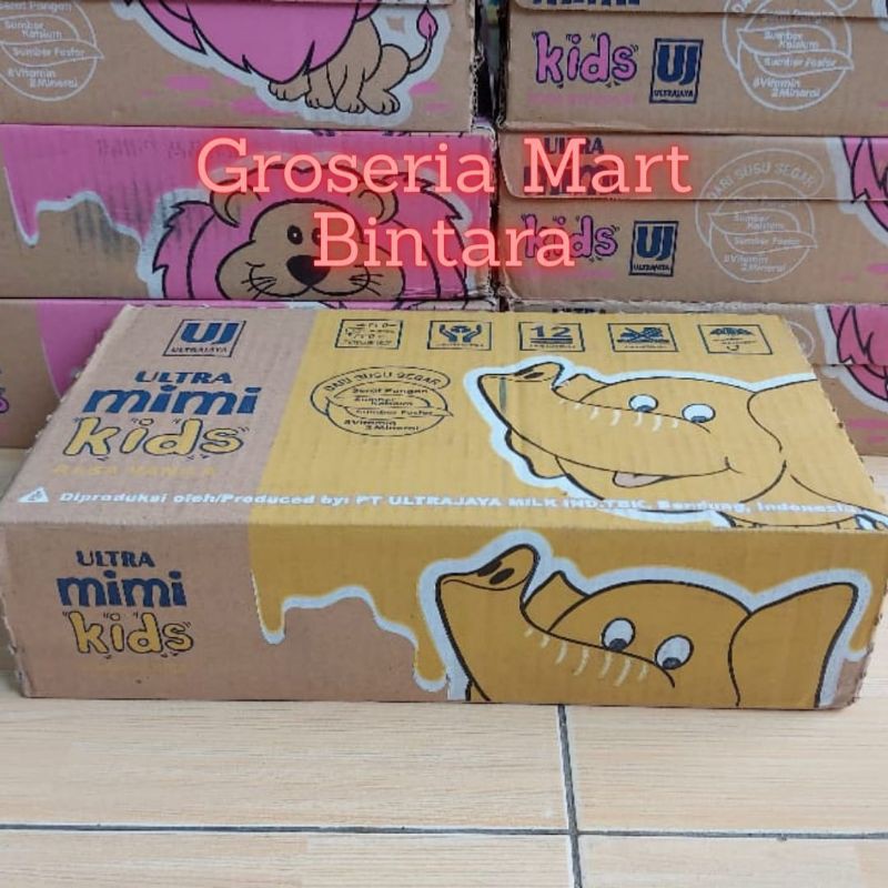 

*Bintara* Susu Ultra Mimi UHT Vanila 125ml x 40 (1 Dus) - Bekasi