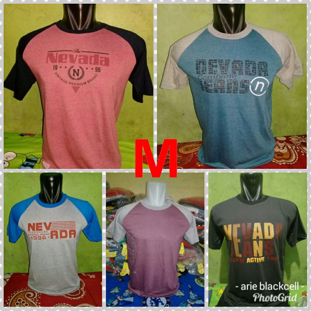 CUCI GUDANG Kaos Nevada  M