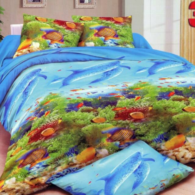 Sprei, Bed Cover dan Perlengkapan Rumah Exclusive *Sea World*
