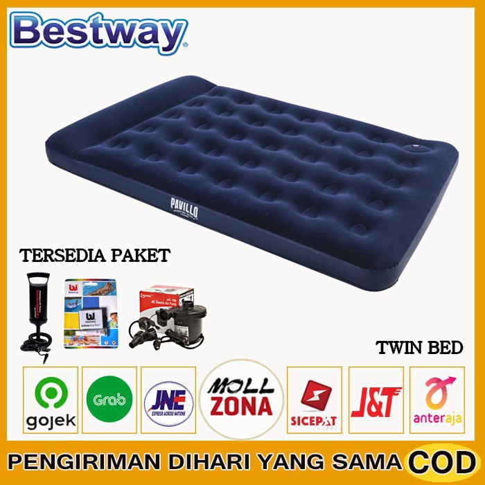 Матрас надувной bestway twin 67001 188х99х22см