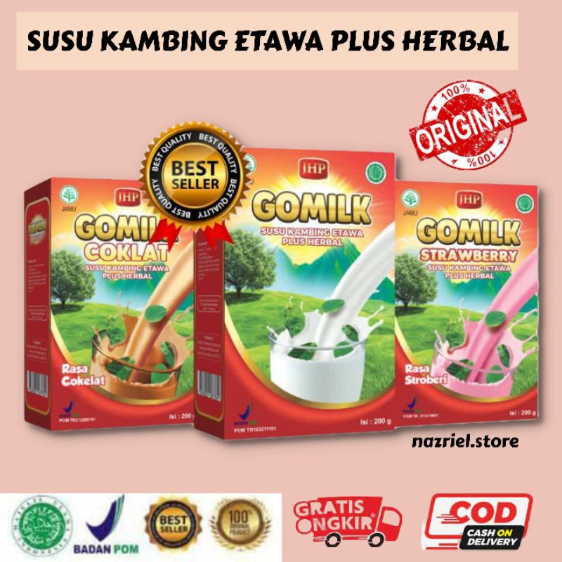 

GOMILK susu kambing etawa plus herbal