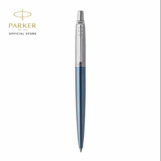 

Pulpen Parker Jotter New Waterloo Blue Ballpoint Original Free Grafir Nama
