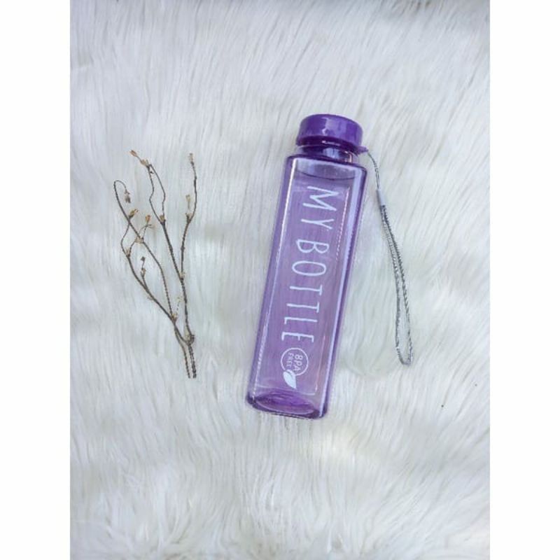 B ( B085 ) MY BOTTLE KOTAK TUTUP BULAT / BOTOL MINUM / KWALITAS TERBAIK /  TAHAN PECAH / HARGA GROSIR