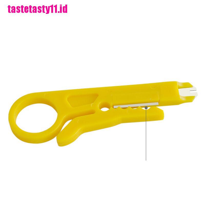 【TTID】2PCS Network Connection Wire Punch Down Cutter Stripper For RJ45 Cat5 Cab