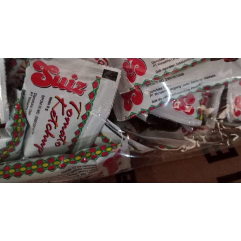 

Suiz saus tomat sachet 8 gram 3 karton