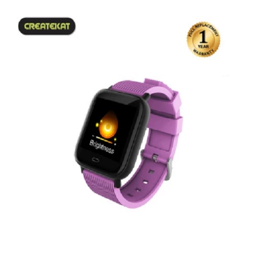 New Createkat Smartwatch SPO2 Smartband Katfit Watch Band - Purple