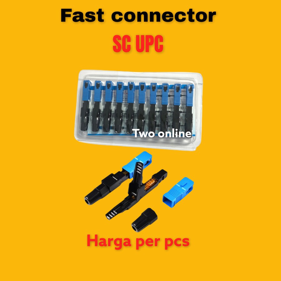 Fast Connector SC ADAPTOR/OPTIK/OPTIC/FO/FIBER - SC UPC