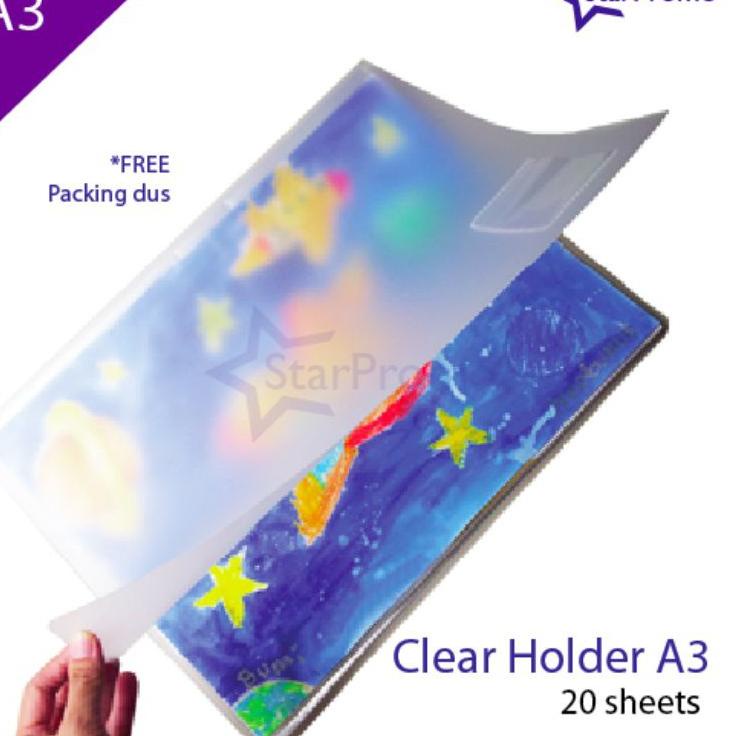 Jual Terbaik Map Plastik A Clear Holder Display Book Document Keeper